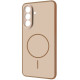 Чохол Proove Gleam Case with Magnetic Ring для Samsung S25 FE S731 Beige (PCLCSGSF2581)