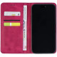 Чохол-книжка Crazy Horse Clasic для Xiaomi Redmi Note 17 Magenta (Strong) - Фото 3