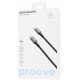 Кабель Proove ReGen Silicone Type-C to Type-C 60W 2m Black (CCRS60002221) - Фото 2