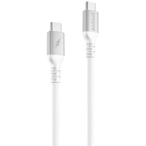 Кабель Proove ReGen Silicone Type-C to Type-C 60W 2m White (CCRS60002222)