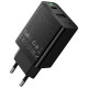 Мережевий зарядний пристрій Hoco CS95A Leader PD30W+QC3.0 (1USB-A/1C) Black - Фото 4