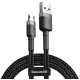 Кабель Baseus Cafule USB to Micro 2.4A 1m Gray/Black (CAMKLF-BG1)