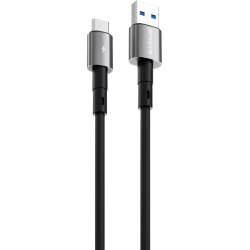 Кабель Proove Silicraft USB to Type-C 3A 1m Black (CCSC15001201)
