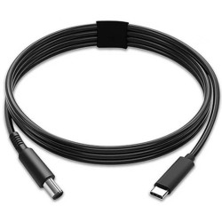 Кабель Type-C to DC 5.5x2.1 12V 1m Black