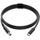 Кабель Type-C to DC 5.5x2.1 12V 1m Black - Фото 1