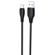 Кабель Proove Simple Silicone USB to Type-C 3A 2m Black (CCSS15001221) - Фото 1