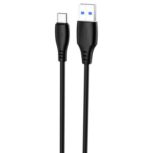 Кабель Proove Simple Silicone USB to Type-C 3A 2m Black (CCSS15001221)