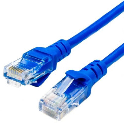 Патч-корд Atcom UTP, RJ45, Cat.5e, 10m Синій (9166)
