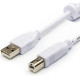 Кабель для принтера Atcom USB to Type-B (M/M) 1.8m White (3795) - Фото 1