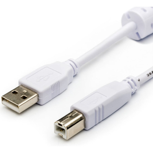 Кабель для принтера Atcom USB to Type-B (M/M) 1.8m White (3795)