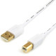 Кабель для принтера Atcom USB to Type-B (M/M) gold plated 0.8m White (14370) - Фото 1