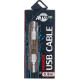 Кабель для принтера Atcom USB to Type-B (M/M) gold plated 0.8m White (14370) - Фото 2