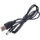 Кабель живлення Atcom USB to 3.5DC 2A 1m Black (10035) - Фото 1