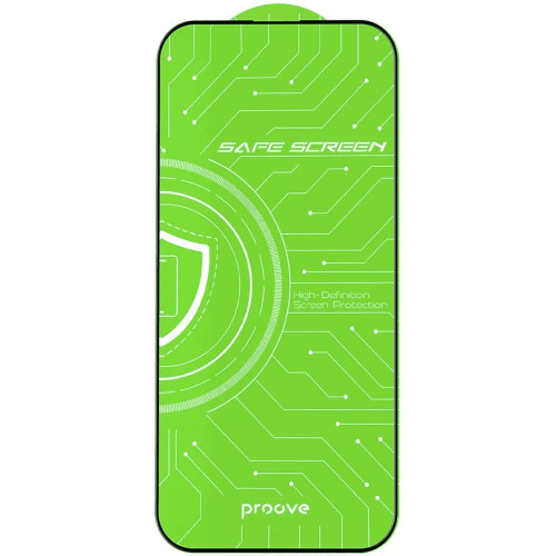 Защитное стекло Proove Safe Screen для iPhone 14 Pro/15/16 Black (PGPSS1I14P01)