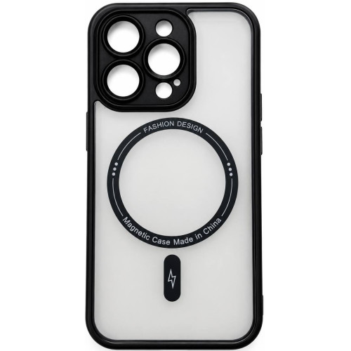 Чохол Skin Clear Case with MagSafe для iPhone 14 Pro Black