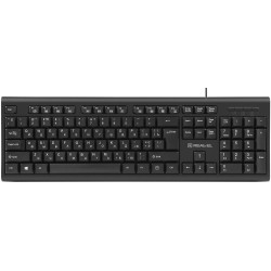 Клавіатура REAL-EL RK-507 USB Black (EL123100050)