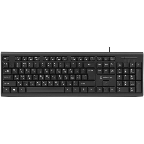 Клавіатура REAL-EL RK-507 USB Black (EL123100050)