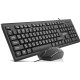 Комплект (клавиатура, мышка) REAL-EL Kit 511 Black (EL123100052) - Фото 1