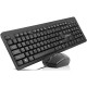 Комплект (клавіатура, мишка) REAL-EL Standard 504 Kit Black (EL123100037) - Фото 1