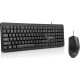 Комплект (клавіатура, мишка) REAL-EL Standard 504 Kit Black (EL123100037) - Фото 3