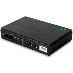 Портативный источник питания Mini DC UPS DC1018P 10400mAh Black