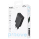 Сетевое зарядное устройство Proove Slender 65W (Type-C + USB) Black (WCSL65110001) - Фото 2