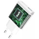 Мережевий зарядний пристрій Proove Slender 65W (Type-C + USB) White (WCSL65110002) - Фото 2