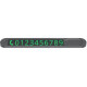Парковочная Карта Proove Parking Number Plate Metal Lock Dark Gray (AAPM00000005) - Фото 5