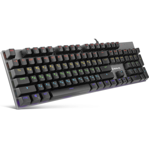 Клавиатура REAL-EL M13 USB Grey (EL123100045)