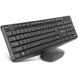 Комплект (клавиатура, мышка) REAL-EL Kit 551W Black (EL123100048)