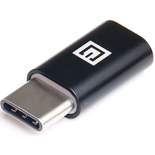 Адаптер REAL-EL MicroUSB  to Type-C (F/M) Black (EL123500018)