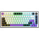 Клавиатура Hator Hellyberry HK75 wireless White-Violet - Фото 1