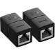Сетевой соединитель кабеля Baseus AirJoy Series Ethernet RJ-45 Black (2 Pack) (B00131100111-00) - Фото 2