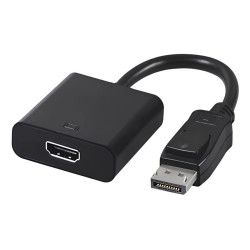 Перехідник Cablexpert mini DisplayPort-HDMI, 0.15м, Чорний (A-mDPM-HDMIF-02)