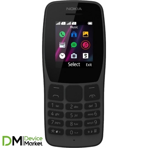 Телефон Nokia 110 DS 2019 Black