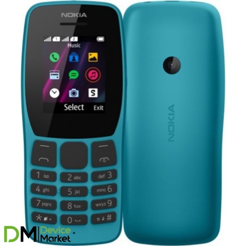 Телефон Nokia 110 DS 2019 Ocean Blue