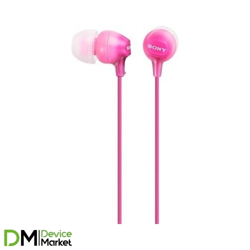 Наушники SONY MDR-EX15LP Pink
