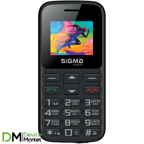 Телефон Sigma Comfort 50 HIT 2020 Black