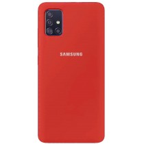 Silicone Case Samsung A51 Red