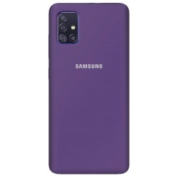 Silicone Case Samsung A51 Purple