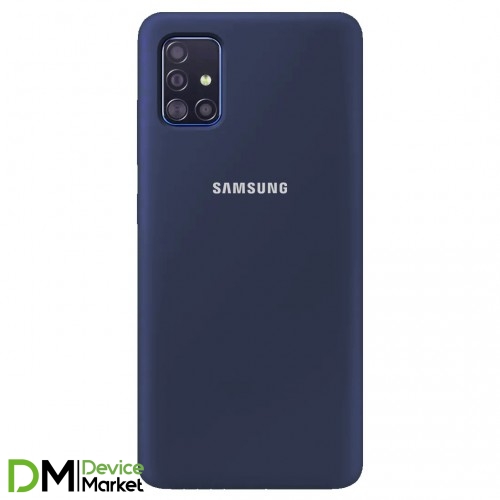 Silicone Case Samsung A51 Blue