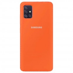 Silicone Case Samsung A51 Orange