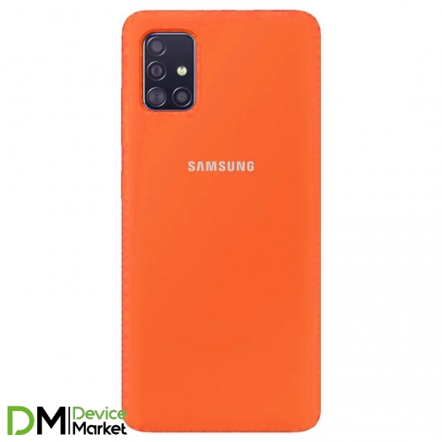 Silicone Case Samsung A51 Orange
