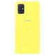 Silicone Case Samsung A51 Yellow - Фото 1