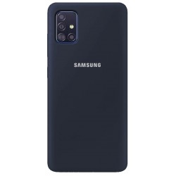 Silicone Case Samsung A71 Blue