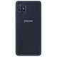 Silicone Case Samsung A71 Blue