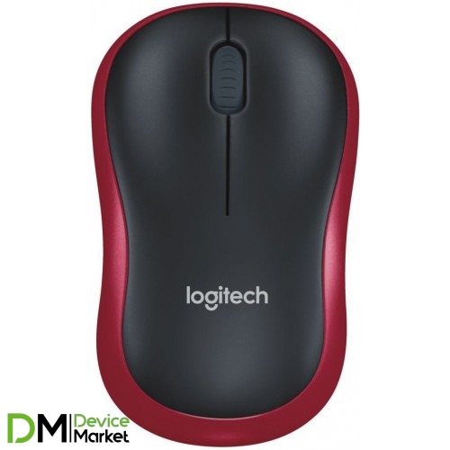 Мышка Logitech M185 USB Red (910-002240)