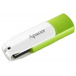 Флеш пам'ять APACER AH335 64GB White/Green (AP64GAH335G-1)