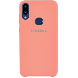 Silicone Case Samsung A10S Peach