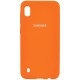 Silicone Case Samsung A10 A105 Orange - Фото 1